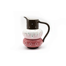 Sweet Donut Kitchen Tableware, Donut-Shaped Ceramic Water Pitcher, Whimsical Donut Beverage Jug